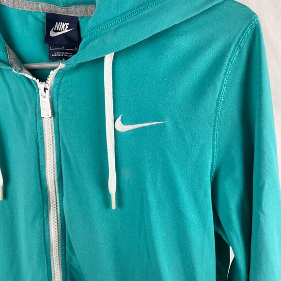 Nike Turquoise Full Zip Hoodie - Picture 4 of 13